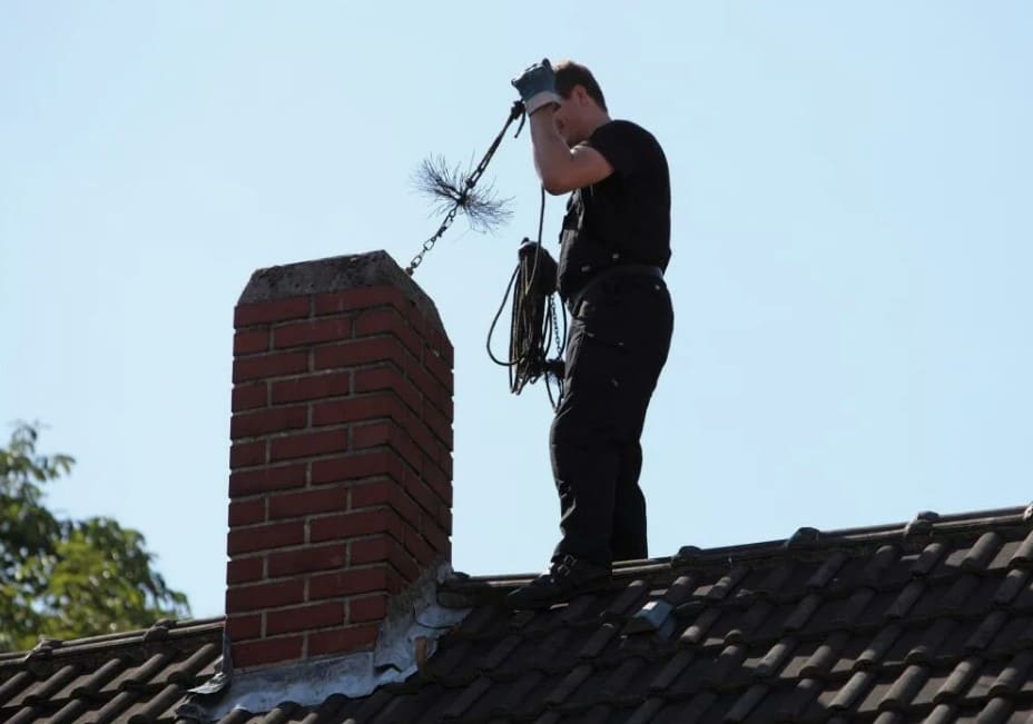Чистка дымохода от сажи