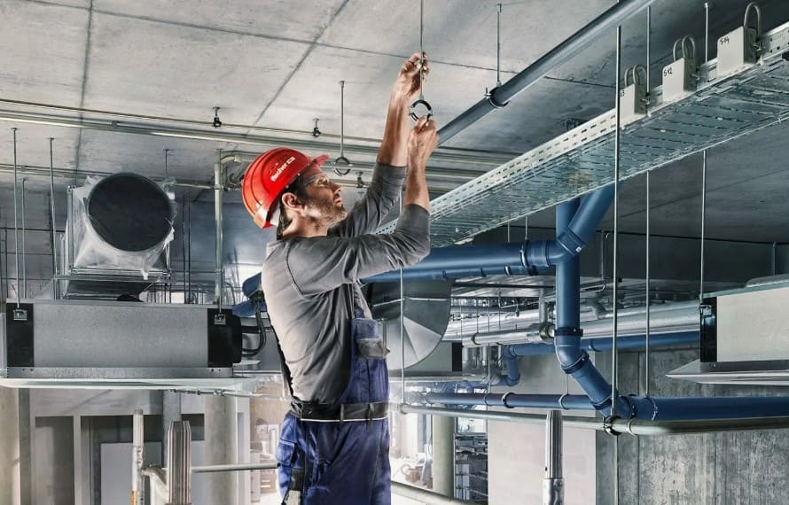 Монтаж систем вентиляции и кондиционирования